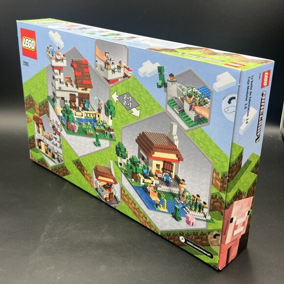 LEGO Minecraft The Crafting Box 3.0 21161 NEW SEALED Retired  Brand New/Sealed - Picture 3 of 9
